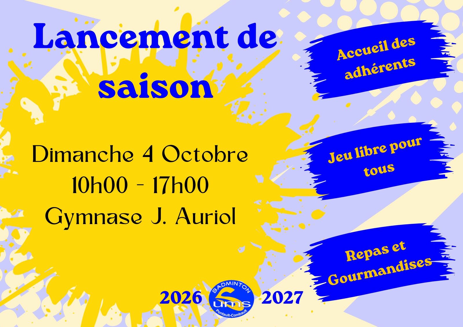 Fête du club / Lancement de saison